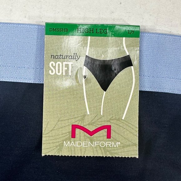 Women's Black and Blue Intimate Briefs - Picture 3 of 8